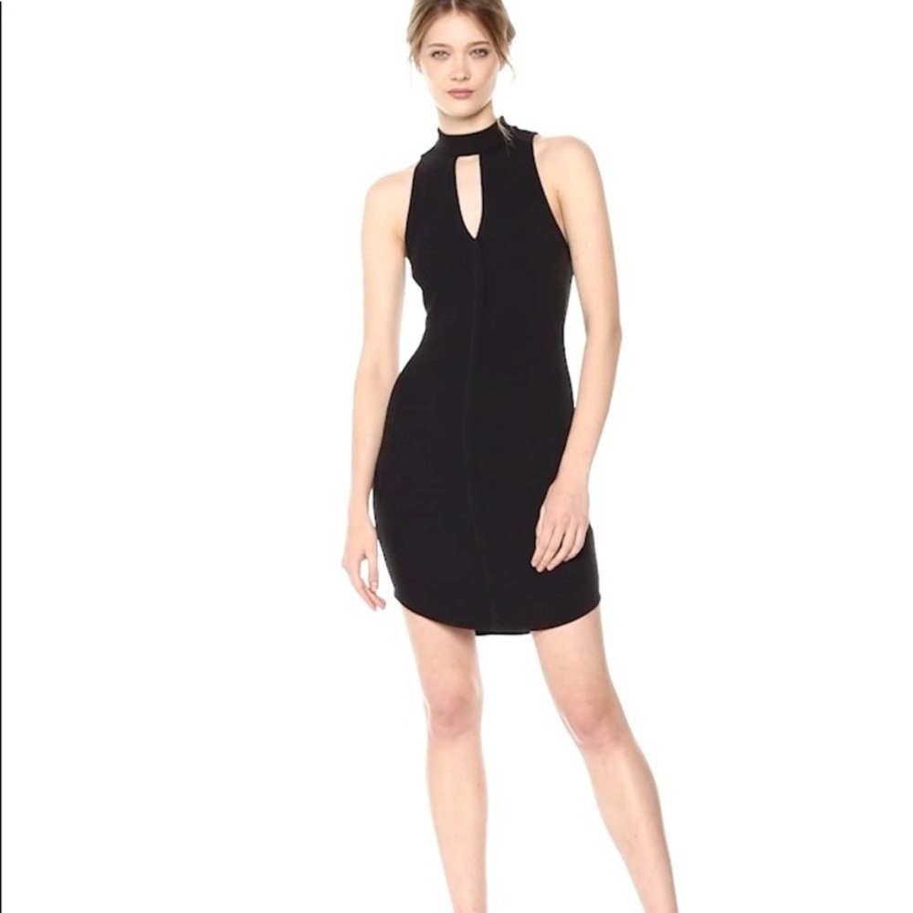 ASTR The Label Mini Choker Dress Shimmer Medium Party Cocktail